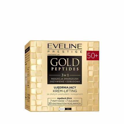 Eveline Cosmetics Gold Peptides Firming Lifting Cream 50+ With Gold Peptides