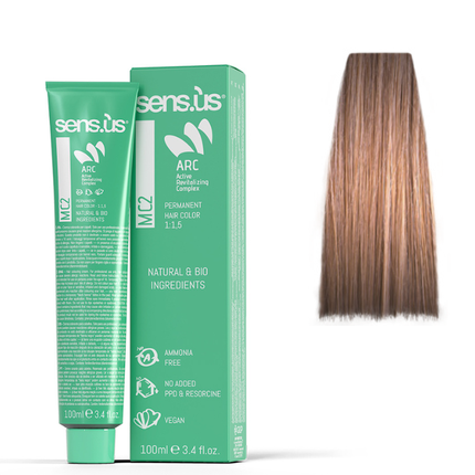Sensus 8.34 Light Golden Copper Blonde Hair Color