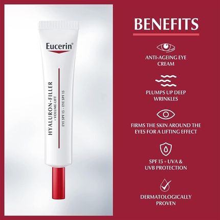 Eucerin Hyaluron-Filler + Volume Lift Eye Cream 15Ml 1G - Image 3