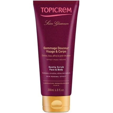 Topicrem Glamour Care Gentle Scrub For Face & Body 200Ml