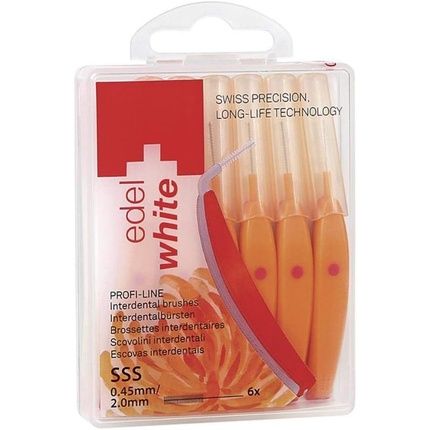 Edel White Interdental Brushes Orange