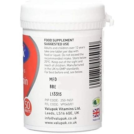 Valupak M'Vit & Iron Oad Tablets - Image 3