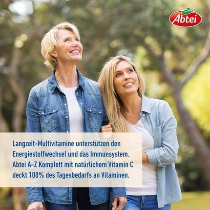 Abtei A-Z فيتامينات متعددة كاملة طويلة الأمد، 40 قرص مستودع