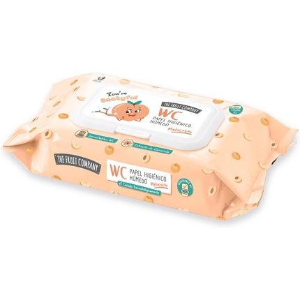 Wet Toilet Paper - Peach | 3 Packs X 60 Units 180 Count Size Xl - Disposable