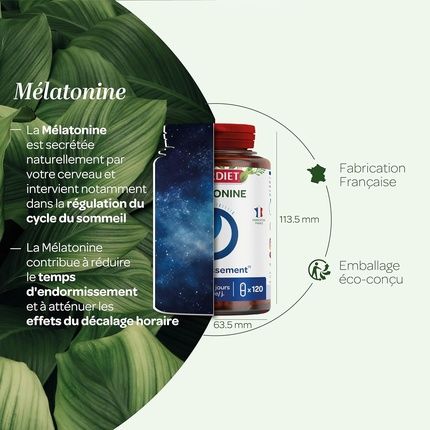 Superdiet Melatonin Sleep Supplement For Jet Lag - Image 3