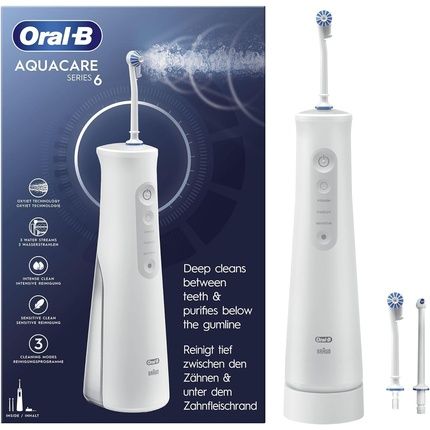 Oral-B Aquacare Pro-Expert Cordless Dental Irrigator With Oxyjet Technology