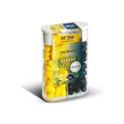 Original Bach Flowers Ndeg39 Emergency Stressless Day & Night Dragees By Lemon Pharma - Vegan