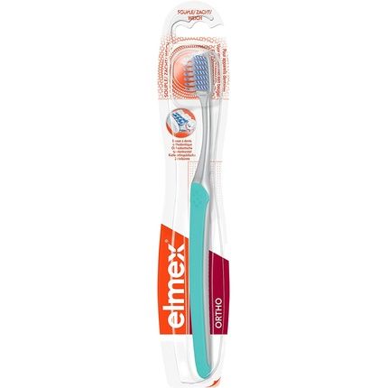 Elmex Ortho Toothbrush Soft - Suitable For Cleaning Teeth And Braces