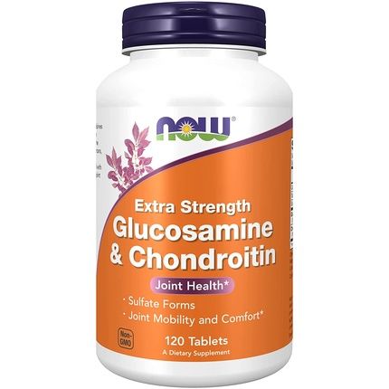 Now Foods Glucosamine And Chondroitin Extra Strength Tablets 120 Tablets