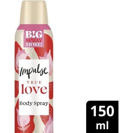 Impulse True Love Body Spray Deodorant 150Ml