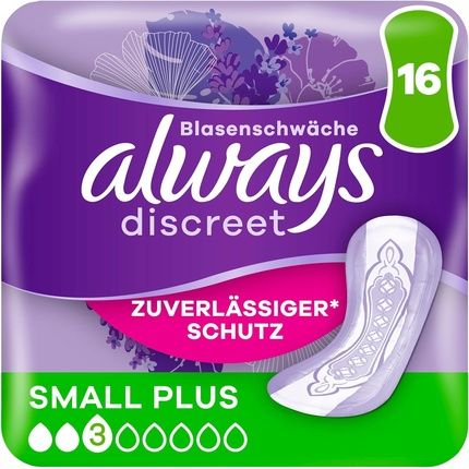Always Discreet Incontinence Pads For Women Small