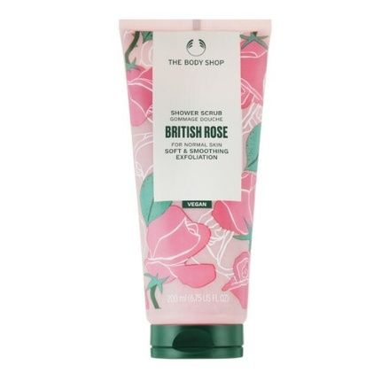 The Body Shop British Rose Smoothing Shower Scrub