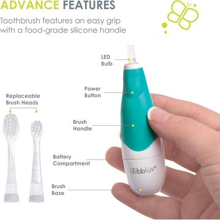 Bbluv Sonik Electric Toothbrush Stages 2 For Baby And Child 79G