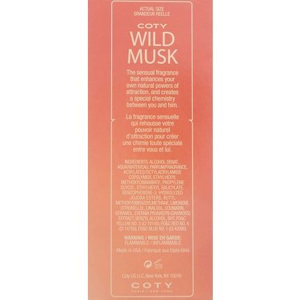 Coty Wild Musk Cologne Spray for Women 1.5oz - Image 3