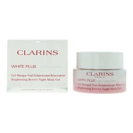 Clarins White Plus Brightening Revive Night Maskgel 50Ml Facial Mask For Women - Image 3