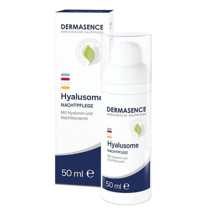 Dermasence Hyalusome Night Care 50Ml - Regenerating Night Cream For Moisture-Deprived Skin - Preventive Anti-Aging With Hyaluronic Acid And Evening Primrose Oil