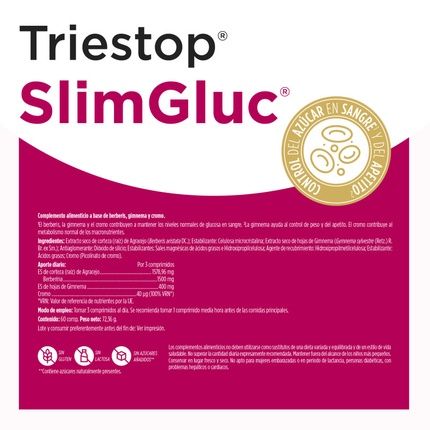 Eladiet Triestop Slimgluc - 60 Tablets