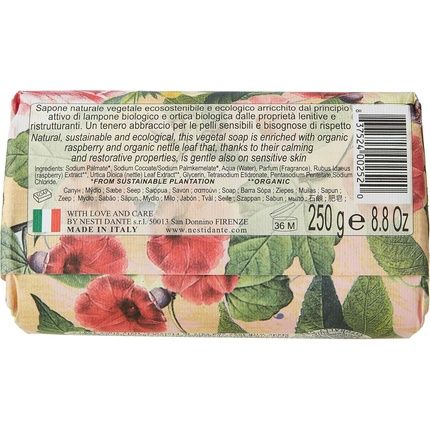 Nesti Dante Bio Natura Bush Raspberry & Nettle Soap 250G