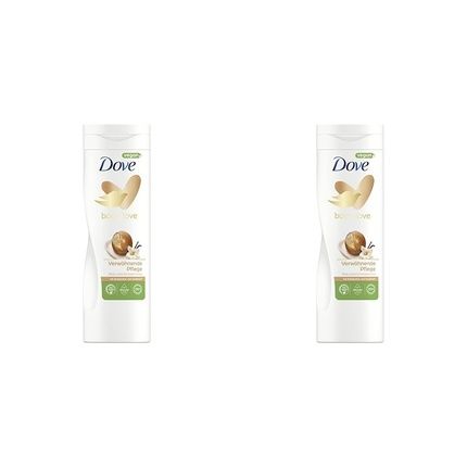 Dove Body Love Body Lotion Nourishing Care Body Lotion For Dry Skin With Shea Butter And Vanilla Scent 400Ml - Pack Of 2