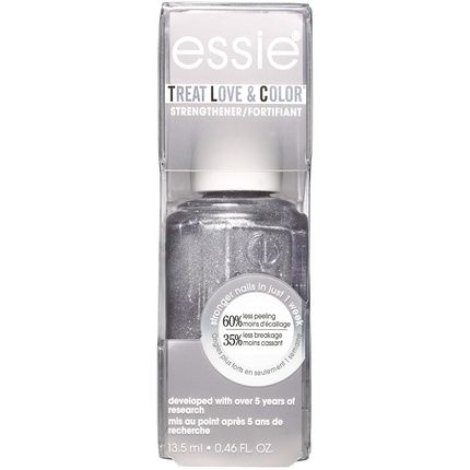 Essie Treat Love & Color Nail Polish For Normal To Dry/Brittle Nails 0.46 Fl. Oz. 101 Steel The Lead