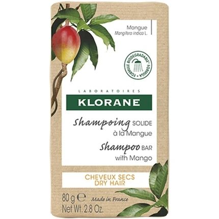 Klorane Mango Shampoo Bar With Mango 80G