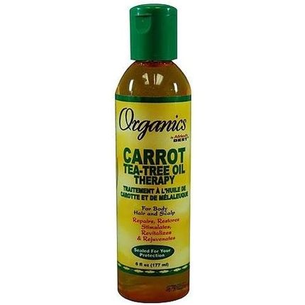 Africa'S Best Organincs Carrot Tea Tree Oil 6 Oz.