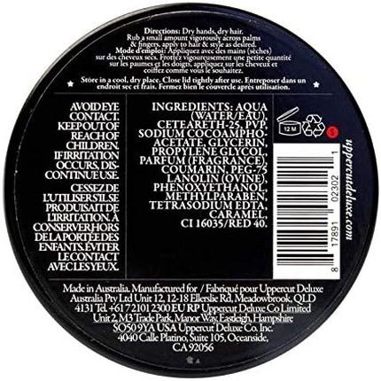 Uppercut Deluxe Pomade Professional Water Based Pomade 100G