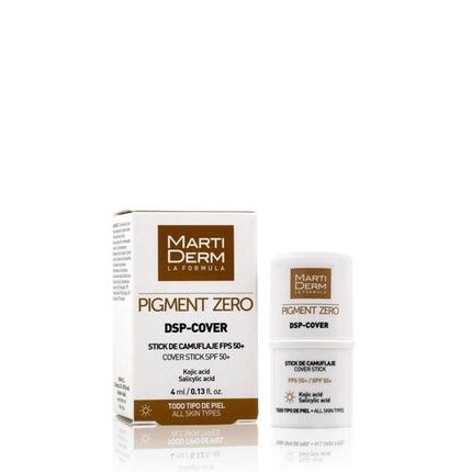 Martiderm Pigment Zero Dspcover Stick Spf 50 4Ml Effective Sun Protection For The Face