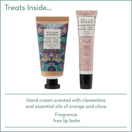 William Morris At Home Bird And Yare Fabric Cracker With Hand Cream 30Ml - Image 3