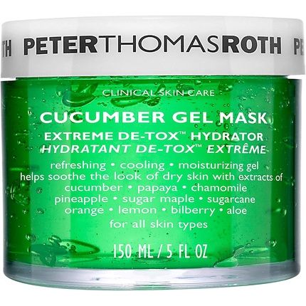Cucumber Gel Mask Extreme De-Tox Hydrator Cooling And Hydrating Facial Mask 150Ml