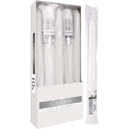 Bispol Taper Candles 245/23 - White