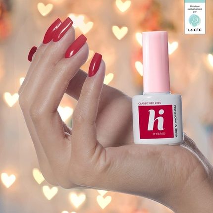 Hi Hybrid Ultimate Home Starter Set With 24W Uv Led Lamp, Soak-Off Red Gel Nail Polish, Top & Base Coat, Remover And More - Image 3