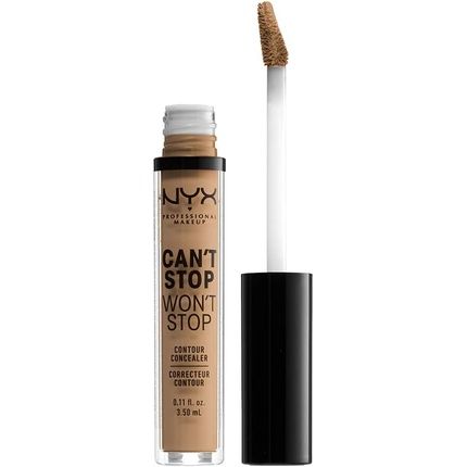 Nyx Professional Makeup Can'T Stop Won'T Stop Full Coverage Concealer 3.5Ml Caramel