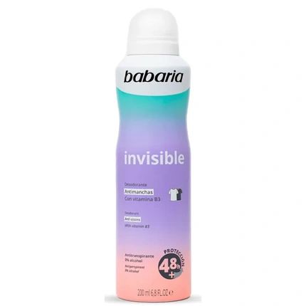 Babaria Invisible Deodorant Spray 200Ml