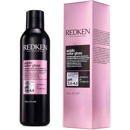Redken Acidic Color Gloss Glass Treatment For Color-Treated Hair With Citric Acid & Apricot Oil