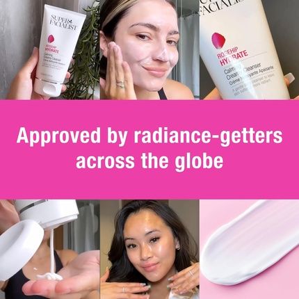 Super Facialist Rosehip Calming Creamy Cleanser Hydrates & Restores Natural Ph Balance 150Ml - Image 3