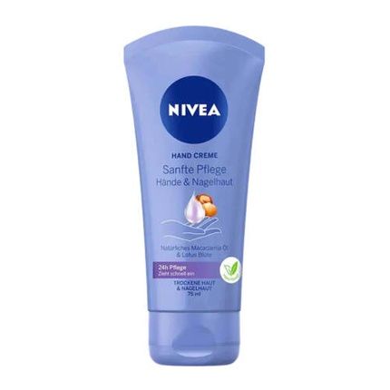 Nivea Gentle Care Hand Cream With Macadamia Oil And Lotus 75Ml - Image 3