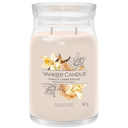 Yankee Candle Signature Scented Candle | Vanilla Creme Brulee Large Jar Candle