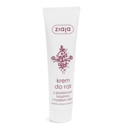 Ziaja Moisturizing Hand Cream With Cashmere Proteins And Shea Butter 100Ml