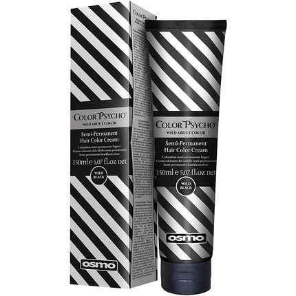 Osmo Color Psycho Wild Black Semi Permanent Hair Colour Cream Dye 150Ml
