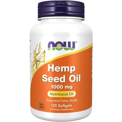 Hemp Seed Oil 1000Mg Softgels 120 Count