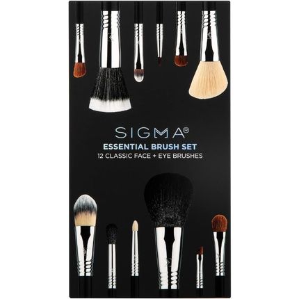 Sigma Beauty Essential Kit Set Of 12 Brushes Ck001