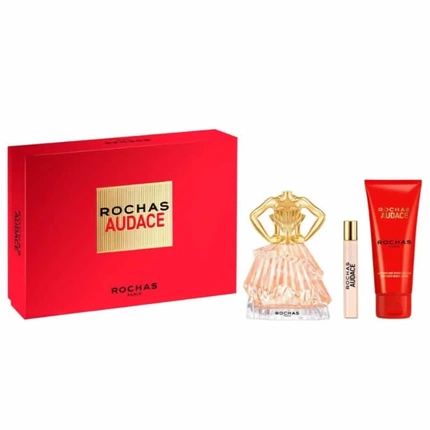 Rochas Rochas Audace Eau De Parfum Spray Set 3 Pieces 90Ml