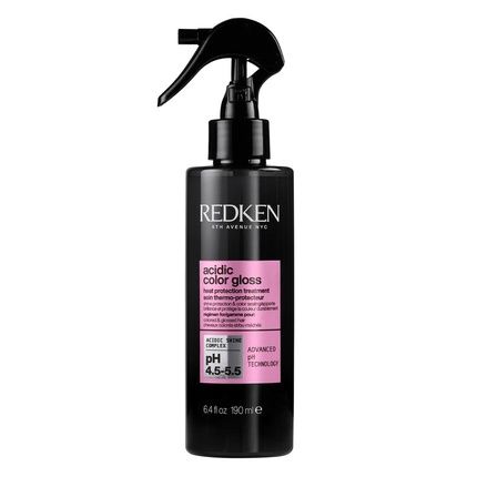 Redken Acidic Color Gloss Leavein 190Ml Heat Protective Treatment For Hair