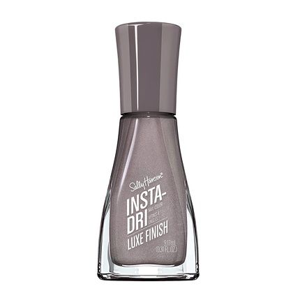 Sally Hansen Insta-Dri Nail Polish Luxe Finish Collection Extrava-Grey 0.31 Fl Oz