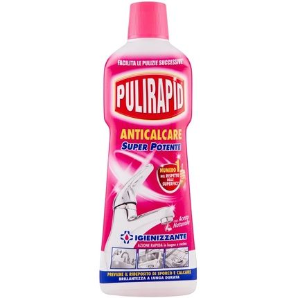 Pulirapid - Anti-Limescale, Cleaner For Stainless Steel And Ceramic, With Vinegar