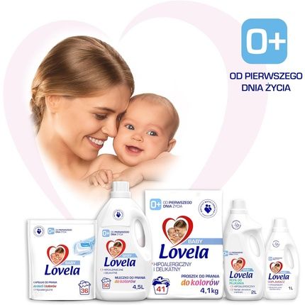 Lovela Baby Universal Washing Capsule For Colors And Whites - Hypoallergenic