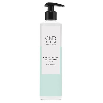 Cnd Pro Skincare For Hands Exfoliating Activator Exfoliating Scrub And Hydrating Lotion Vegan Natural Origin Formula