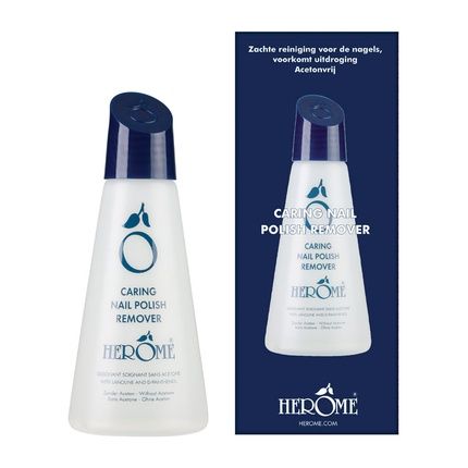 Herome Nail Polish Remover 120Ml Acetone Free Suitable For Acrylic Nails Hydrating Formula Mild And Gentle Nail Varnish Remover