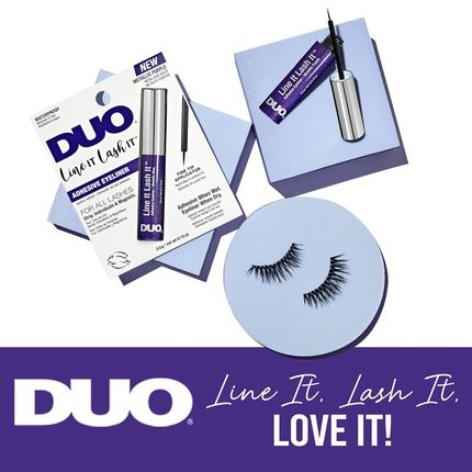 Duo Line It Lash It Adhesive Eyeliner Metallic Purple Waterproof Long
